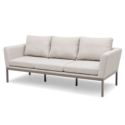 Pulse 3 Seat Sofa Set with Rising Table - Latte