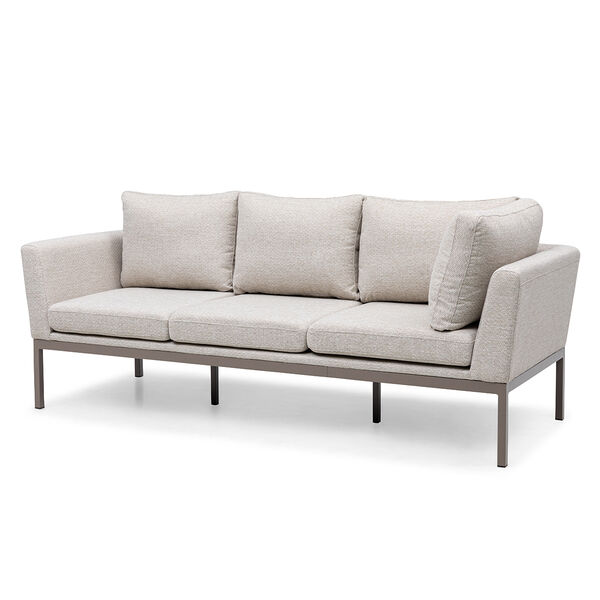 Pulse Square Corner Dining Set with Rising Table - Latte