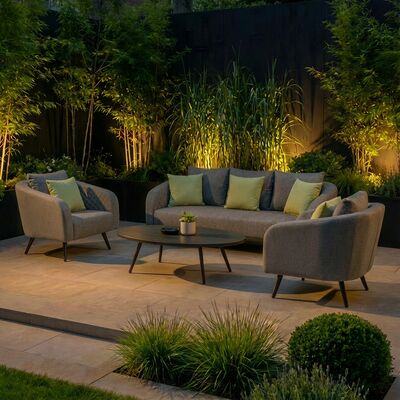 Ambition 3 Seat Sofa Set - Zinc Grey