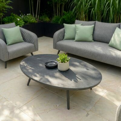 Ambition 3 Seat Sofa Set - Zinc Grey