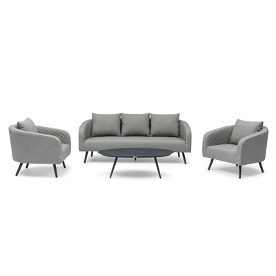 Ambition 3 Seat Sofa Set - Zinc Grey