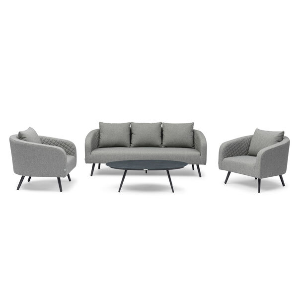 Ambition 3 Seat Sofa Set - Zinc Grey