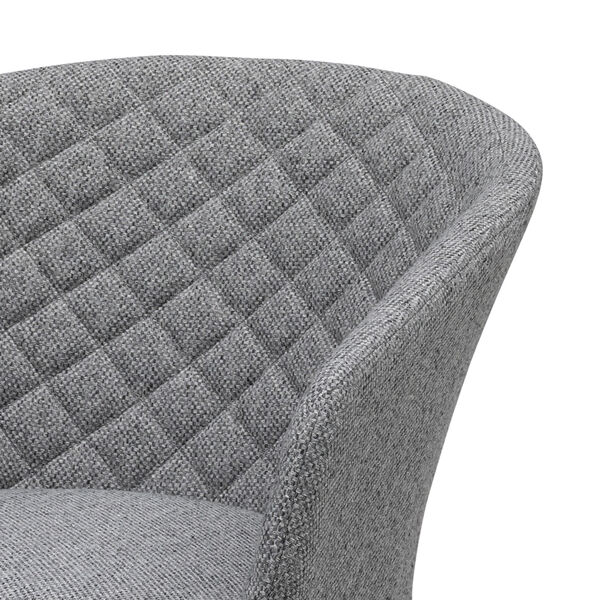 Ambition 6 Seat Oval Dining Set - Zinc Grey