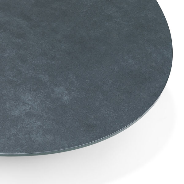 Ambition 6 Seat Oval Dining Set - Zinc Grey