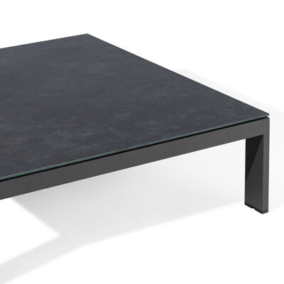 Ibiza Large Corner Sofa Set With Square Coffee Table - Zinc Grey