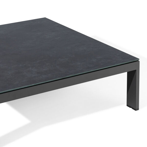Ibiza 3 Seat Sofa Set With Square Coffee Table - Zinc Grey
