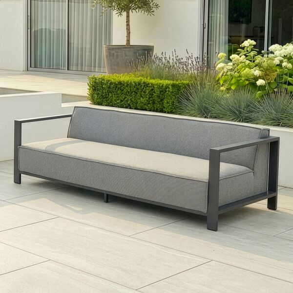 Ibiza 3 Seat Sofa - Zinc Grey