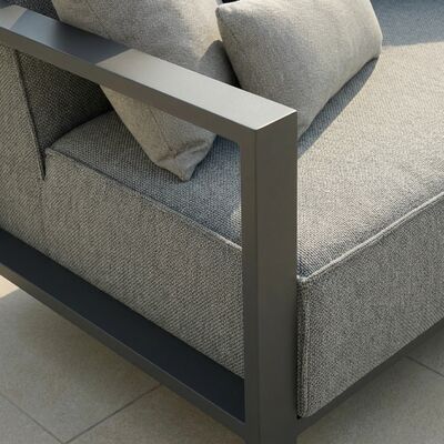 Ibiza 3 Seat Sofa - Zinc Grey