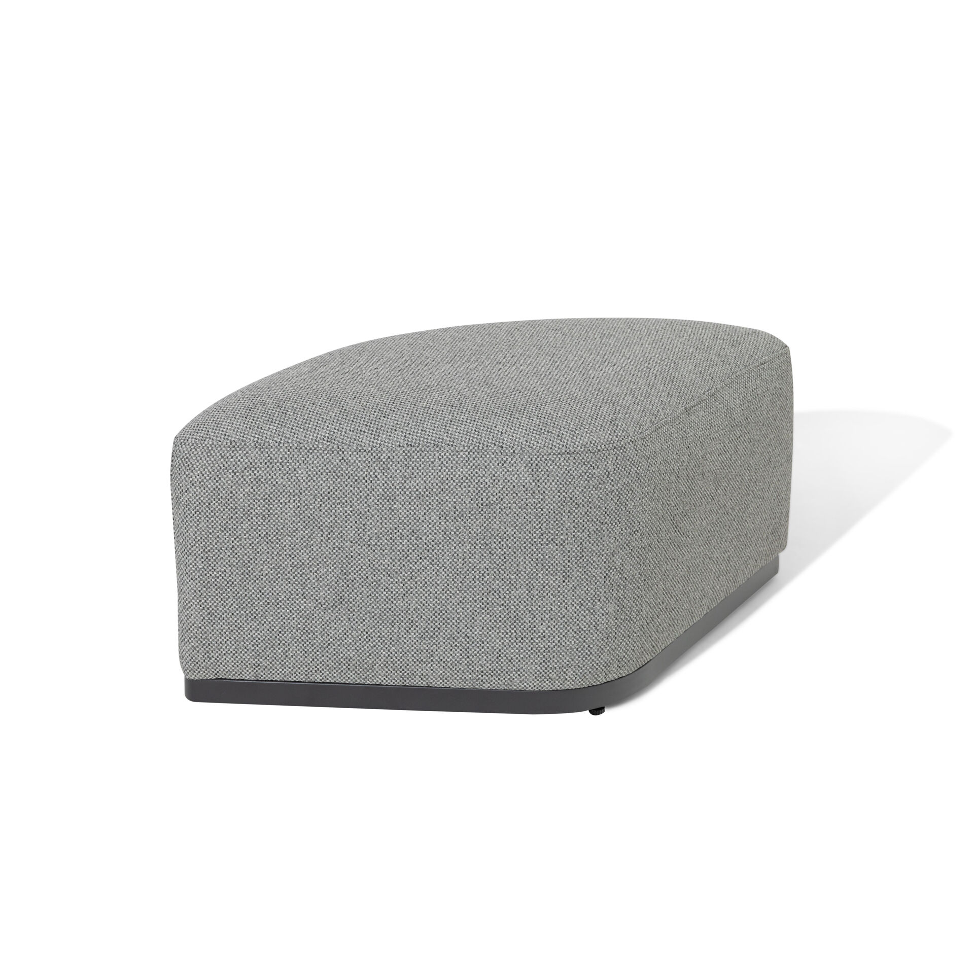 Maze Round Coffee Table With x3 Footstools - Zinc Grey