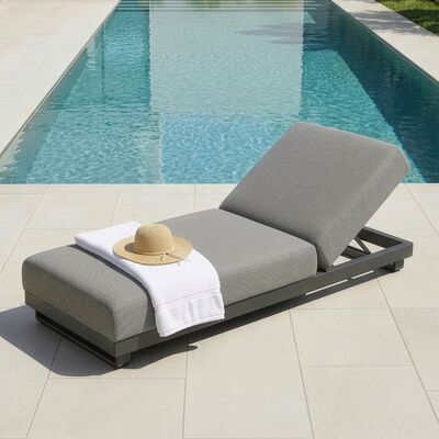 Ibiza Sunlounger - Zinc Grey