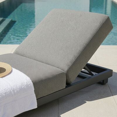 Ibiza Sunlounger - Zinc Grey