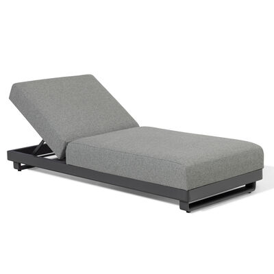Ibiza Sunlounger - Zinc Grey