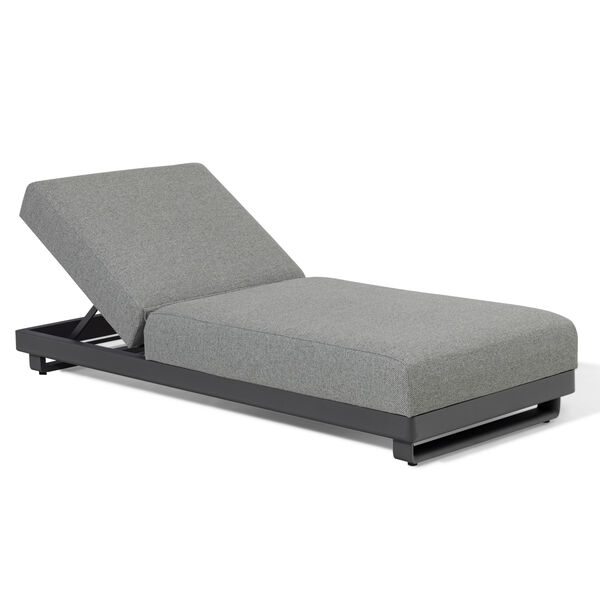 Ibiza Sunlounger - Zinc Grey