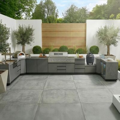 Maze Ember Outdoor Kitchen Large U-Shape (with Kamado)