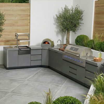 Maze Ember Outdoor Kitchen Large U-Shape (with Kamado)