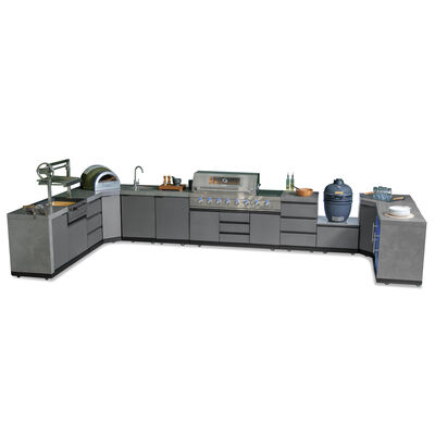 Maze Ember Outdoor Kitchen Large U-Shape (with Kamado)