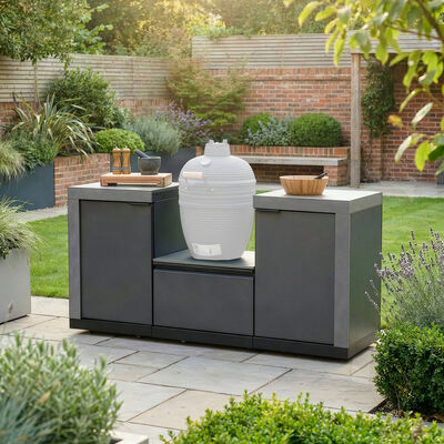 Maze Ember Outdoor Kitchen Small Linear Kamado Set (without  Kamado)