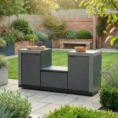 Maze Ember Outdoor Kitchen Small Linear Kamado Set (without  Kamado)