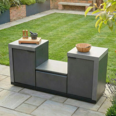 Maze Ember Outdoor Kitchen Small Linear Kamado Set (without  Kamado)