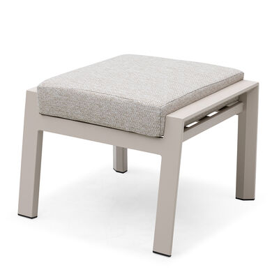 Valencia 3 Seat Reclining Sofa Set with Rising Table and Stools - Latte