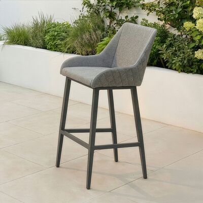 Regal 4 Seat Round Bar Set - Zinc Grey