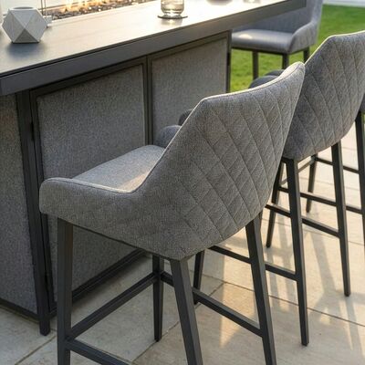 Regal Bar Stool - Zinc Grey