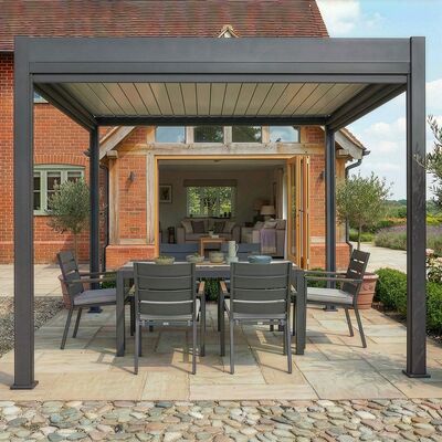 Jupiter Pergola - Zip Blind For 3m Side