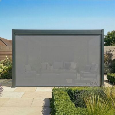 Jupiter Pergola - Zip Blind For 4m Side