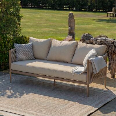 Havana 3 Seat Sofa - Natural Linen