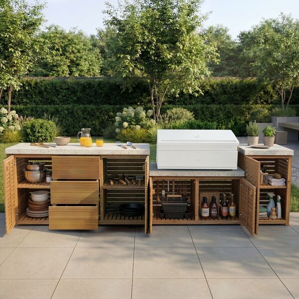 Antigua Outdoor Kitchen - Large Configuration