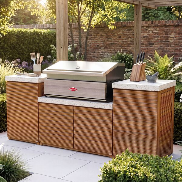 Antigua Outdoor Kitchen Unit - Small Configuration / Beefeater 1500 Series BBQ