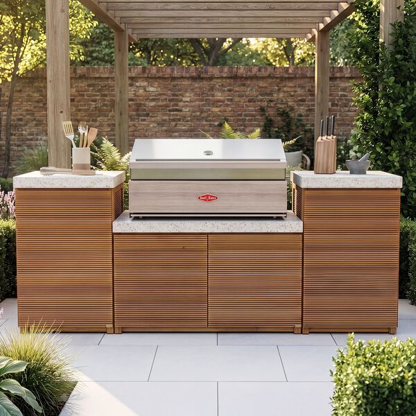 Antigua Outdoor Kitchen Unit - Small Configuration / Beefeater 1500 Series BBQ