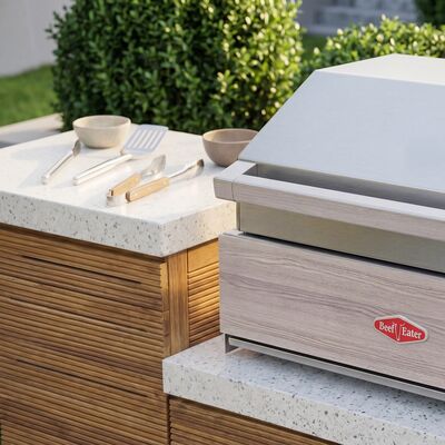 Antigua Outdoor Kitchen Unit - Small Configuration / Beefeater 1500 Series BBQ