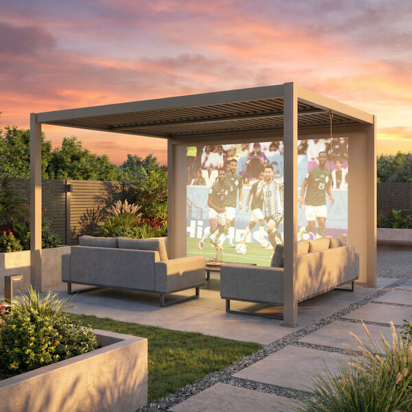 Como 4 Meter Projector Screen - Latte