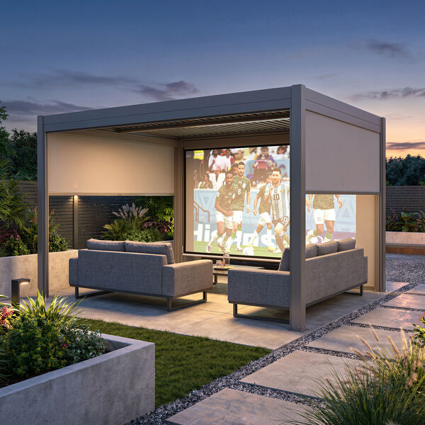 Como 4 Meter Projector Screen - Latte