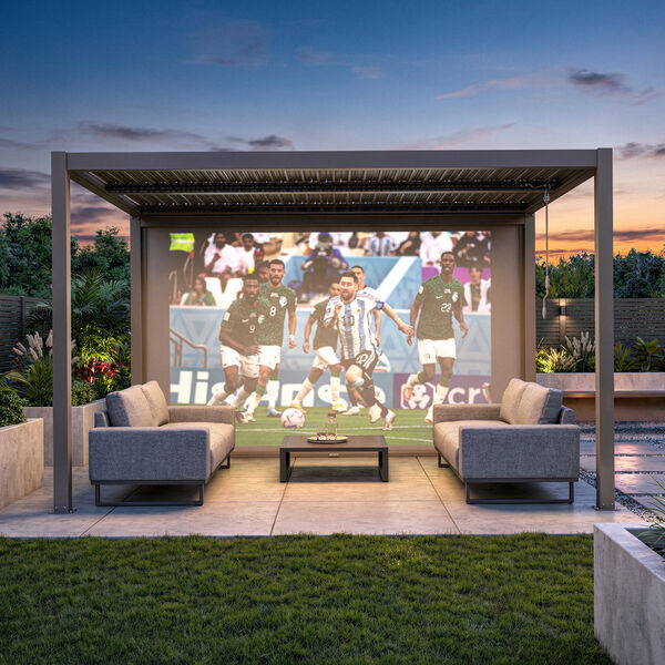 Como 4 Meter Projector Screen - Latte