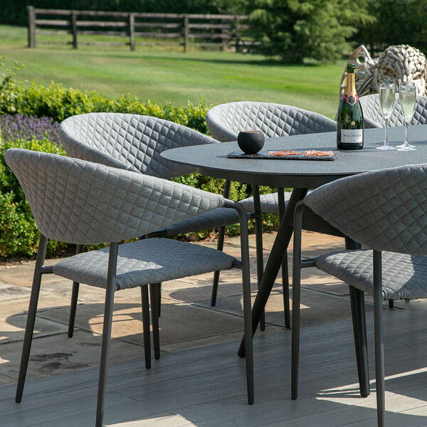 Pebble Dining Chair (4pcs) / Flanelle