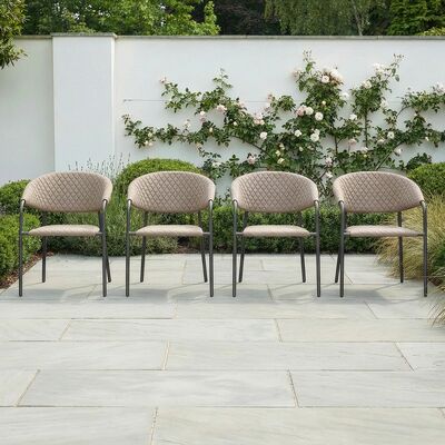 Pebble Dining Chair (4pcs) / Taupe