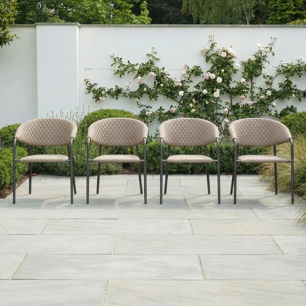 Pebble Dining Chair (4pcs) / Taupe