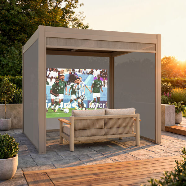 Como 3 Meter Projector Screen - Latte