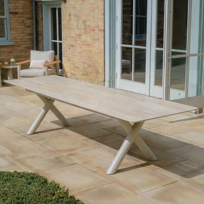 Maxim 8 - 12 Seat Extending Dining Table - Latte