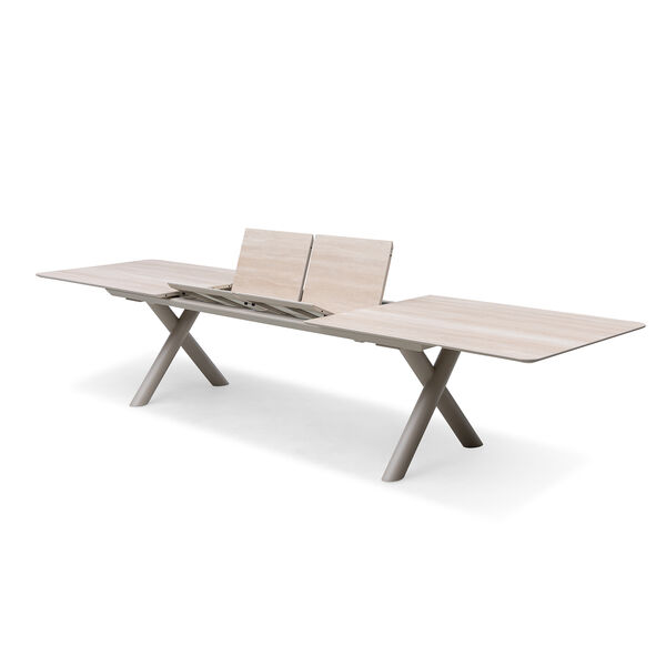 Maxim 8 - 12 Seat Extending Dining Table - Latte
