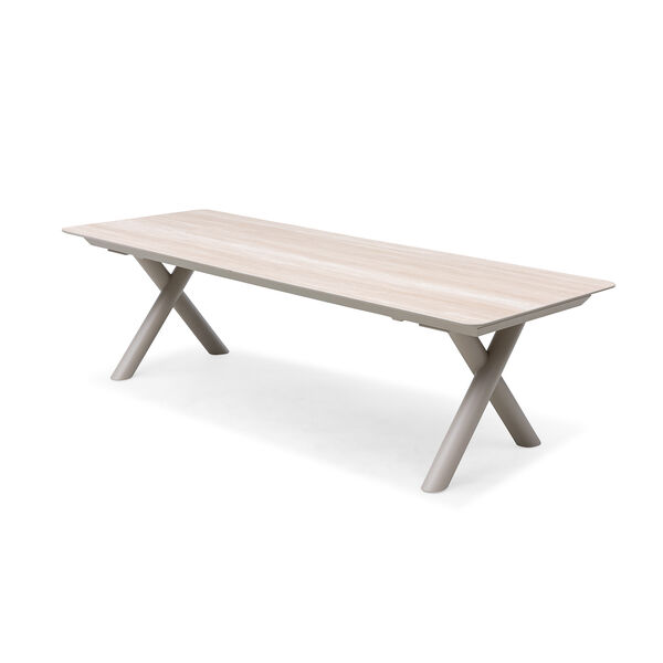 Maxim 8 - 12 Seat Extending Dining Table - Latte