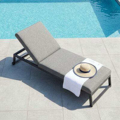 Allure Sunlounger - Zinc Grey