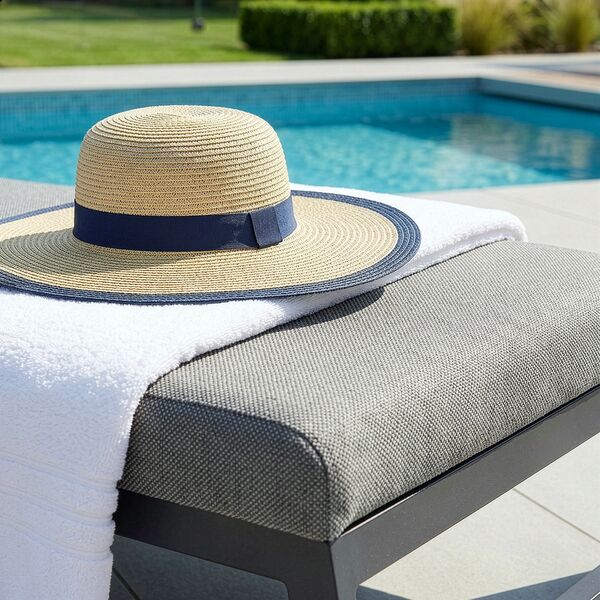 Allure Sunlounger - Zinc Grey