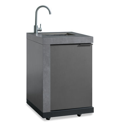 Maze Ember Linear Outdoor Kitchen Gas BBQ with Sink and Fridge