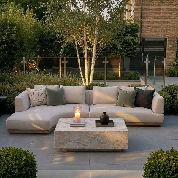 Lyon Small Corner Sofa Set Left