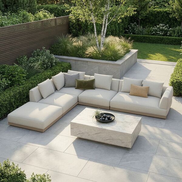 Lyon Large Corner Sofa Set Left