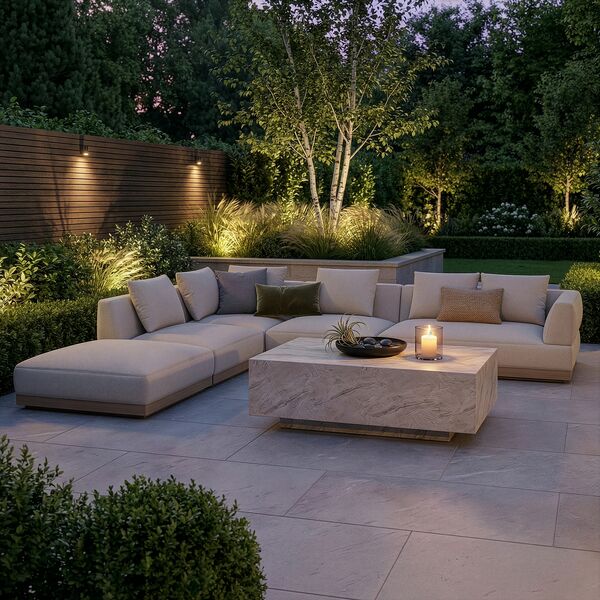 Lyon Large Corner Sofa Set Left