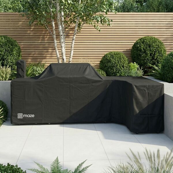 Outdoor Cover - Ember Corner Kitchen with Gas BBQ , Fridge & Sink